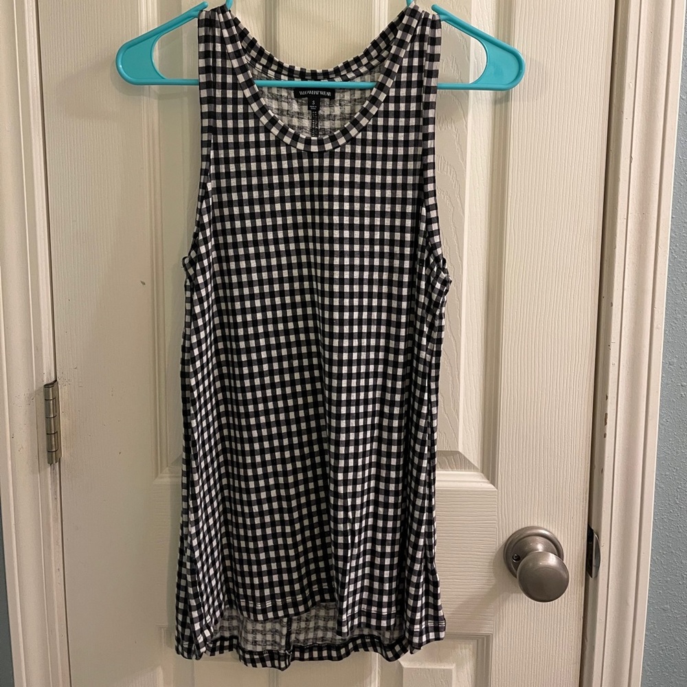 Plaid Tank Top Dress